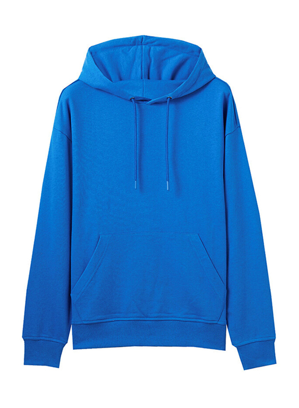 Giordano French Terry Hoodie for Men, Extra Large, Blue ...