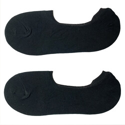 Giordano Loafer Cut Socks, 2 Pairs, One Size, Black