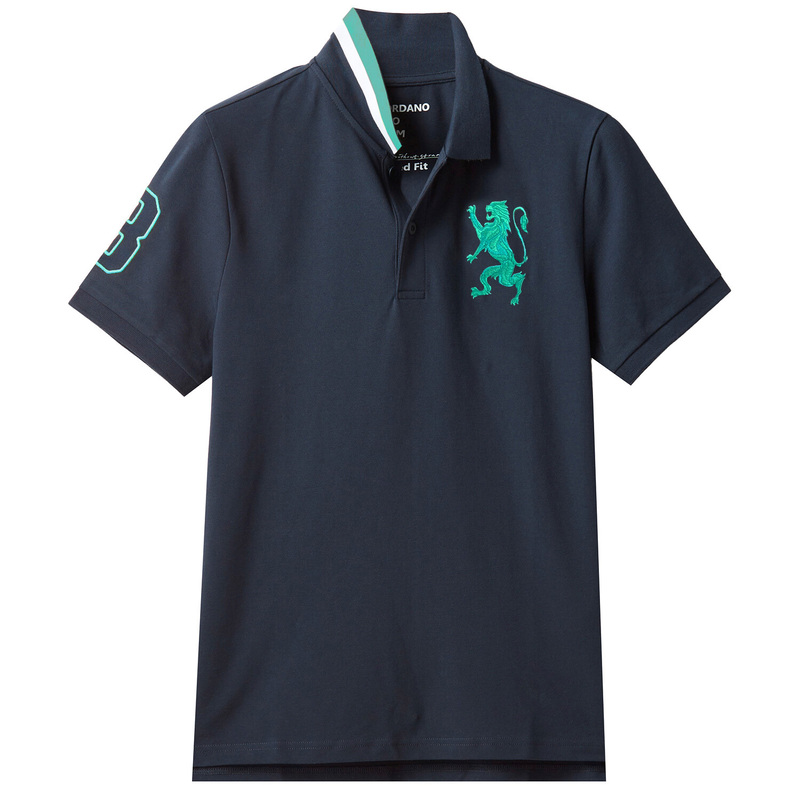

Giordano Men's 3D Bold Lion Polo