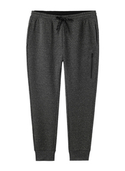 Giordano Double Knit Joggers for Men, Small, Dark Grey
