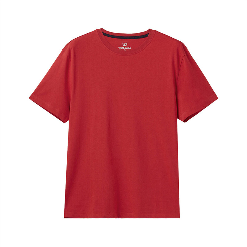 

Giordano Basic Crew Neck T-shirt for Men, Small, Red