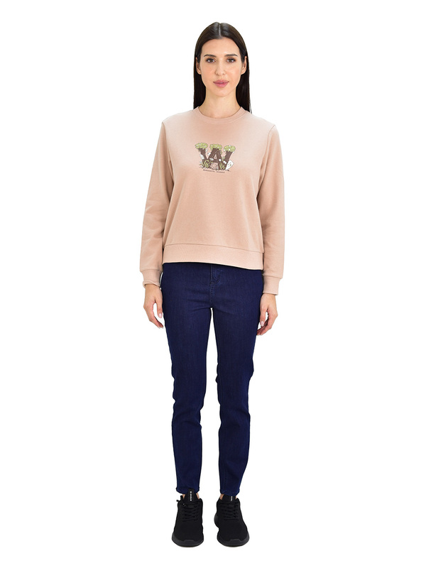 

Giordano Women Long Sleeve crewneck Pullover
