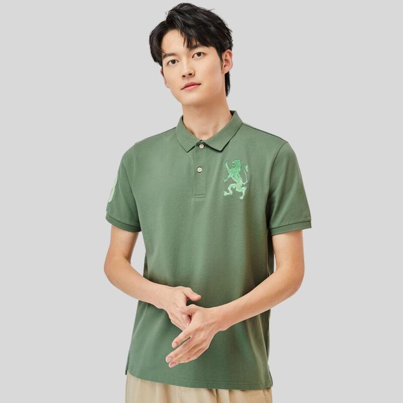 

Giordano Men's 3D Bold Lion Polo