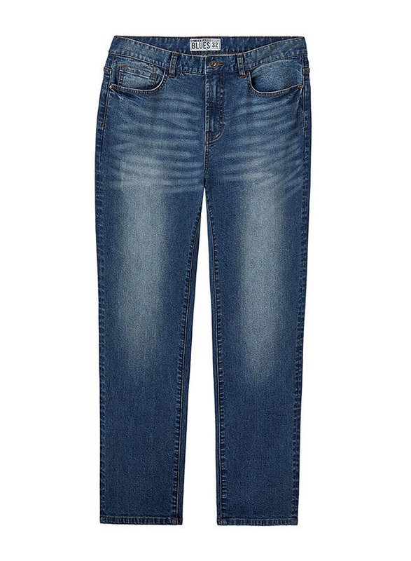 

Giordano Super Stretch Jeans for Men, 30 US, Blue