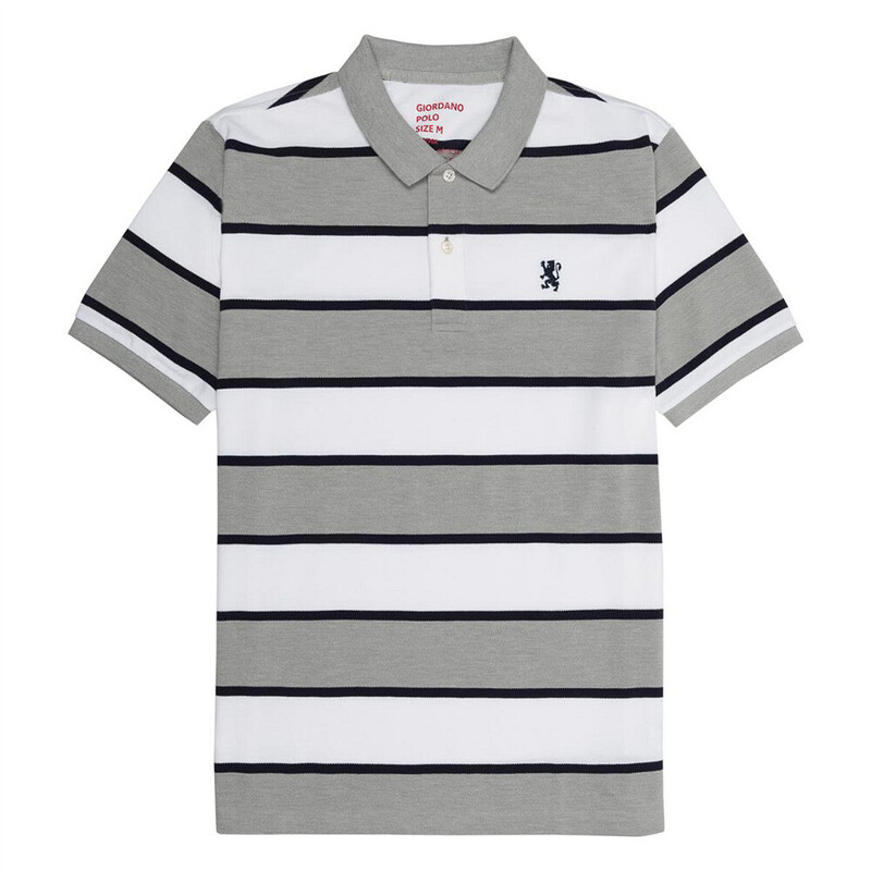 

Giordano Men Classic Embroidery Stripe Polo