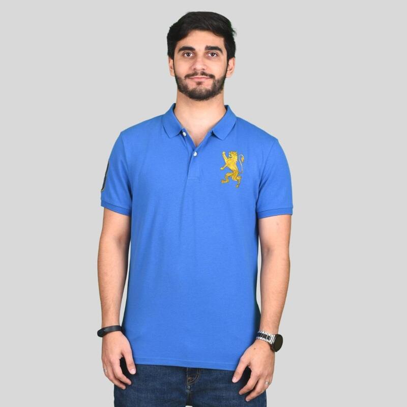 

Giordano Men's 3D Lion Polo