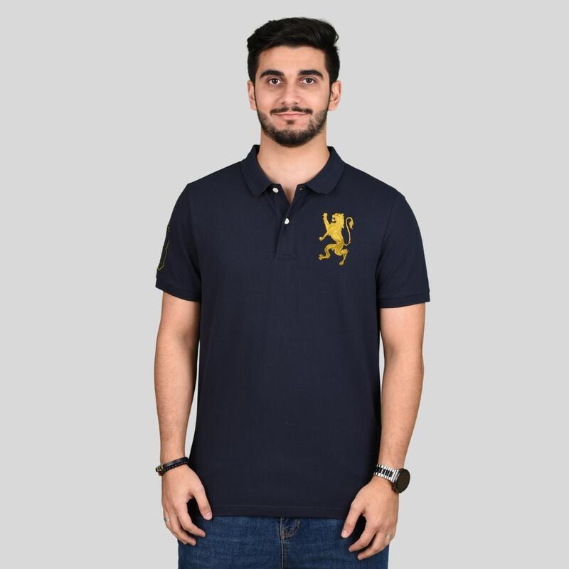 

Giordano Men's 3D Lion Polo
