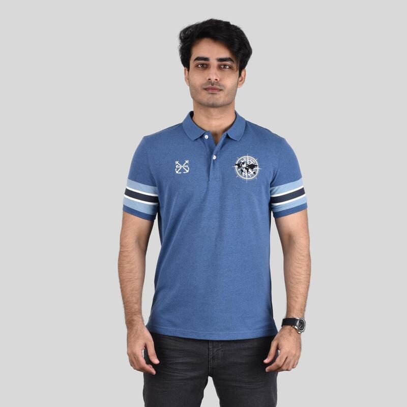 

Giordano Men's Blue Polo