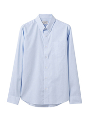 Giordano Cotton Wrinkle Free Shirt for Men, Double Extra Large, Light Blue