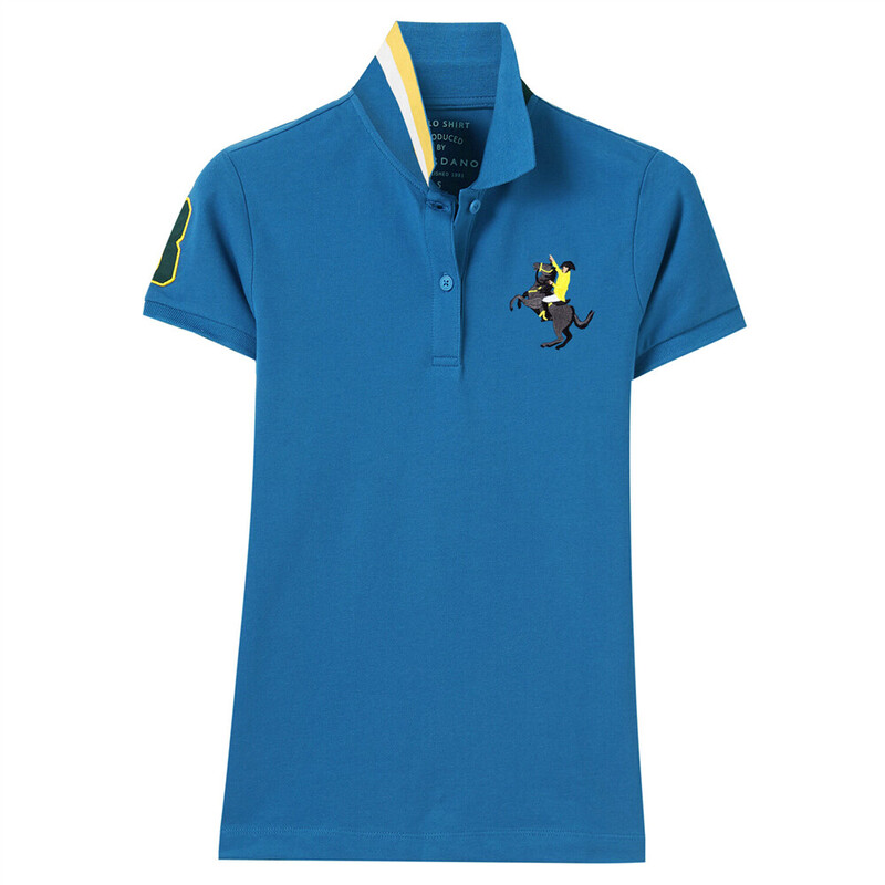 

Giordano 3D Napoleon Polo T-shirt for Women, Small, Blue