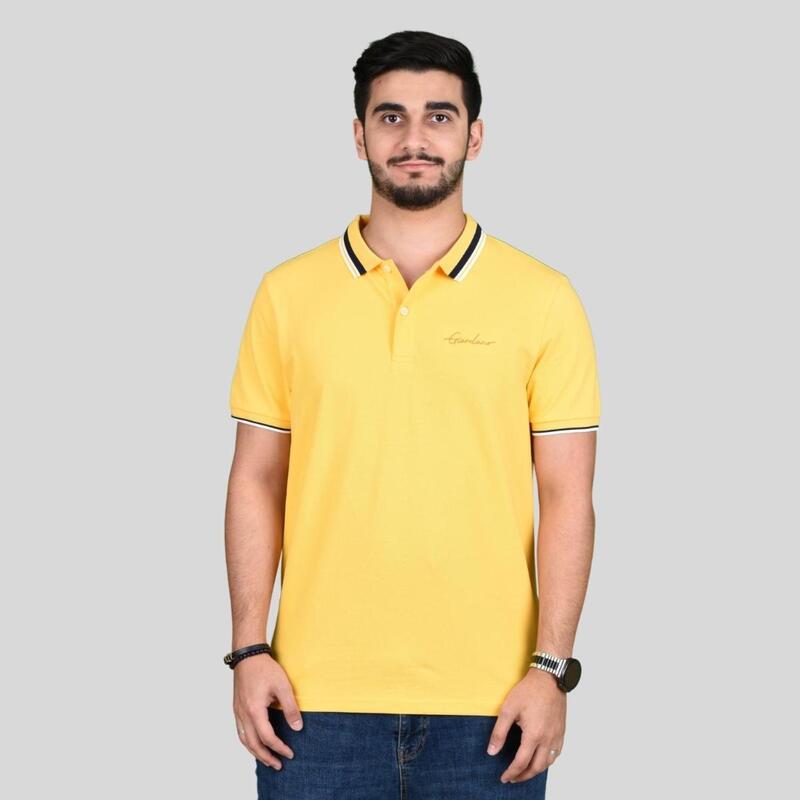

Giordano Men's Short Sleeve Cotton Lycra Polo