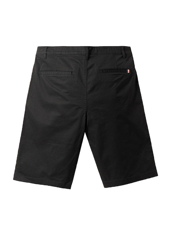 Giordano Stretchy Mid-Low Rise Casual Shorts for Men, 32 US, Black