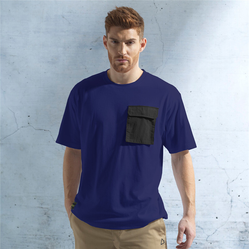 

Giordano G-Motion Pocket T-shirt for Men, Small, Blue