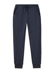Giordano Slim Draw String Jogger Pants for Men, Medium, Blue