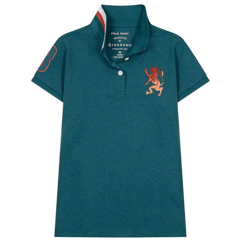 

Giordano Women's 3D Lion Polo