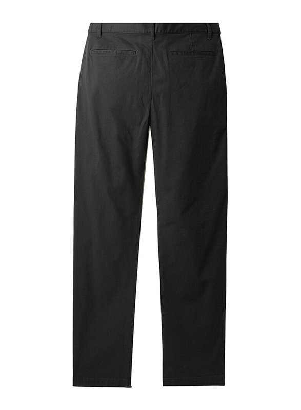 Giordano Mid-Low Rise Slim Pants for Men, 33 US, Black