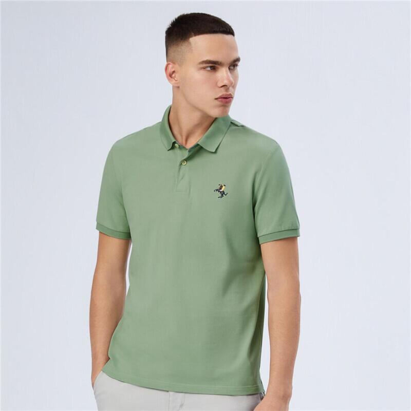 

Giordano Men's Solid Small Napoleon Polo