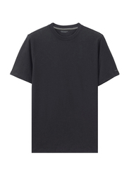 Giordano Short Sleeve Crew Neck T-Shirt for Men, Double Extra Large, Black