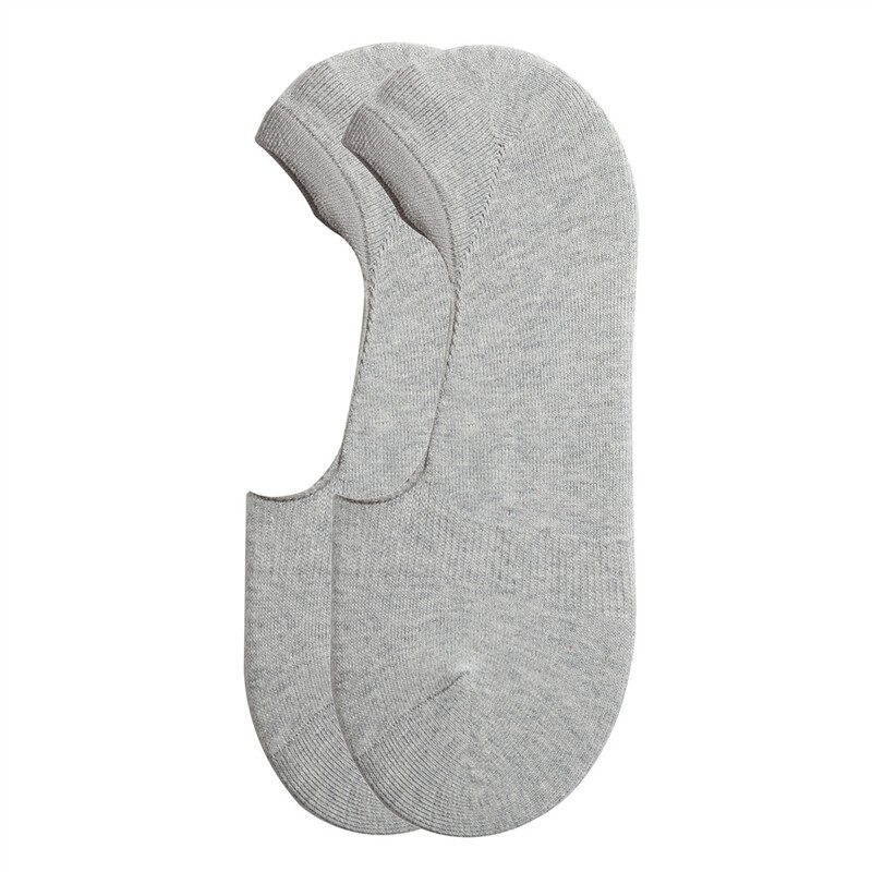 

Giordano Loafer Cut Socks, 2 Pairs, One Size, Grey