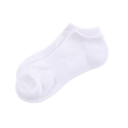 Giordano Solid Ankle Socks, 2 Pairs, Large, White