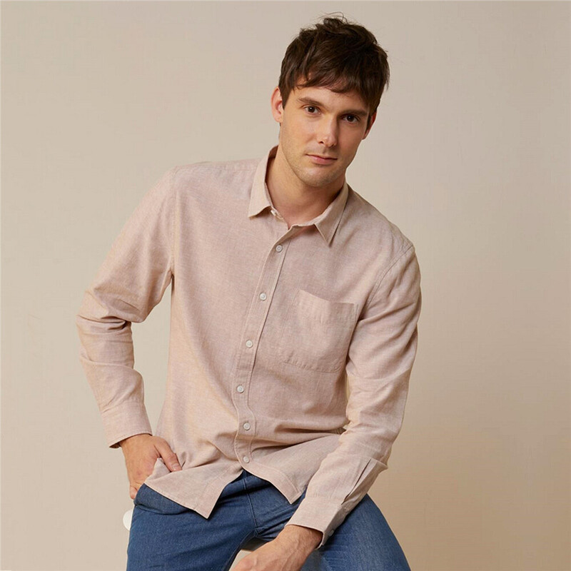 

Giordano Men's Linen Cotton Shirt