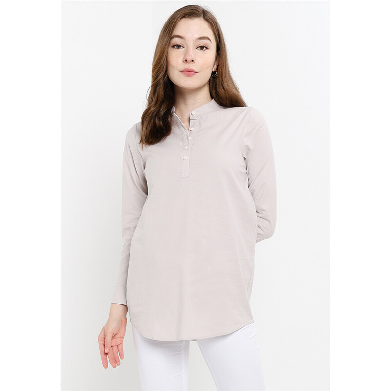 

Giordano Women's Stretch Oxford Long Sleeve Shirt