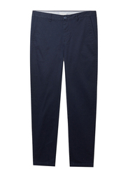 Giordano Low Rise Slim Tapered Khakis Pants for Men, 29 US, Navy Blue