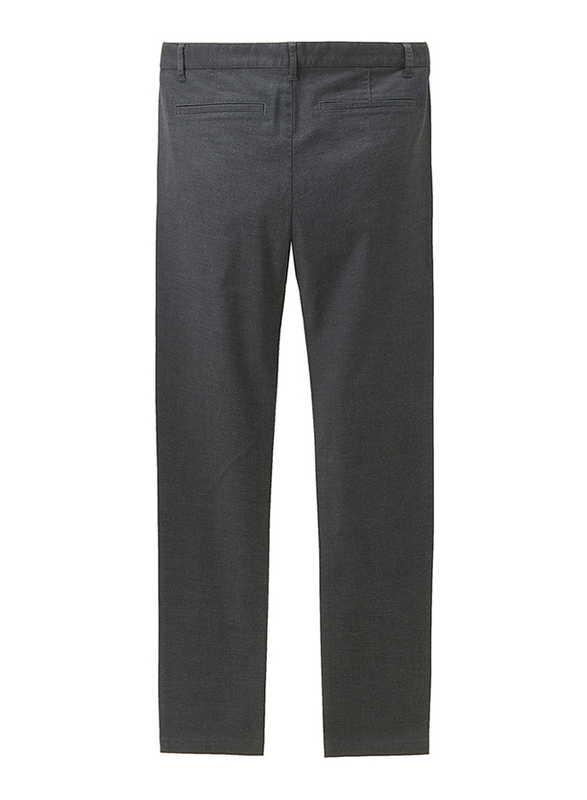 Giordano Low Rise Slim Tapered Khakis Pants for Men, 29 US, Dark Grey