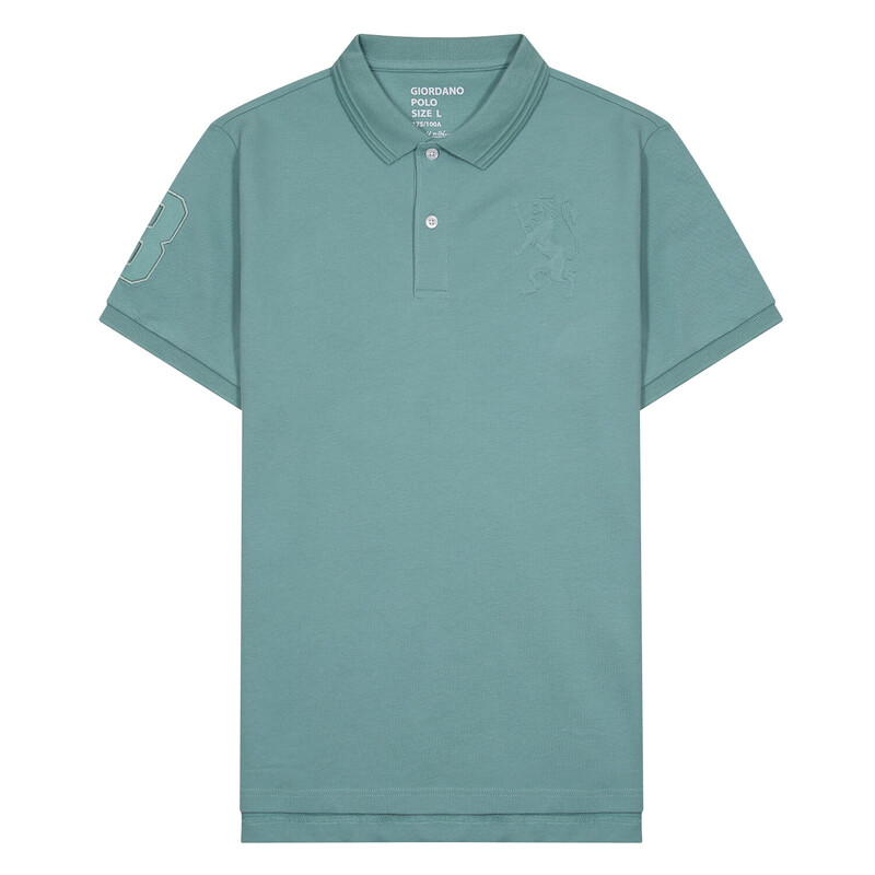 

Giordano Men's 3D Bold Lion Polo