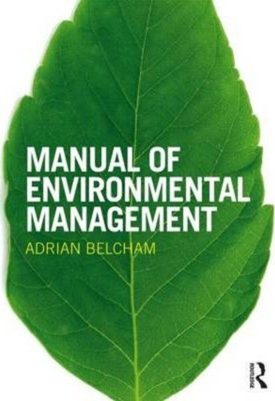 Manual of Environmental Management.Hardcover,By :Belcham, Adrian
