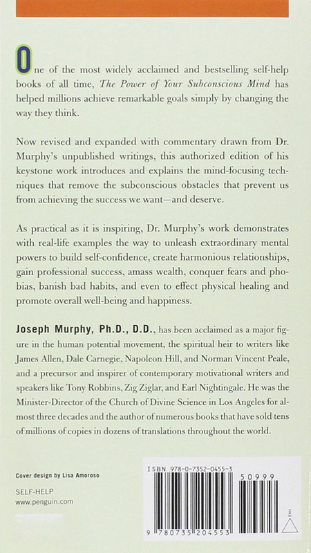 Power of Your Subconscious Mind, Paperback Book, By: Joseph Murphy