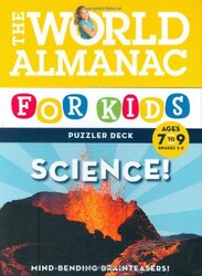 World Almanac Puzzler Deck: Science, Ages 7-9, Grades 2-3, Hardcover Book, By: Lynn Brunelle