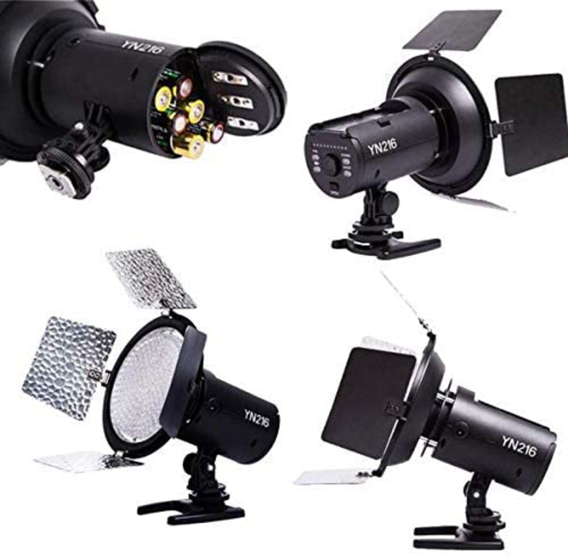 Yongnuo YN216 Pro LED Video Light 5500K for DSLR Camcorder, Black