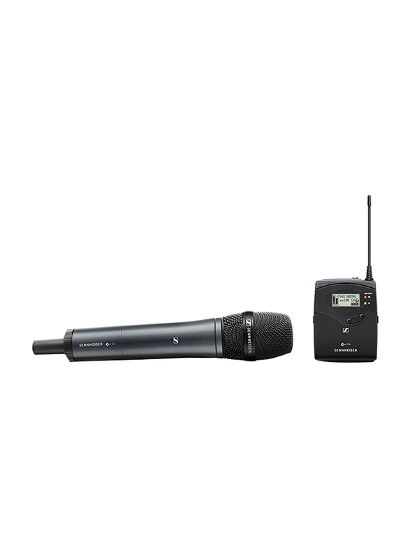 Sennheiser EW135P G4-A Camera-Mount Wireless Cardioid Handheld Microphone System, Black