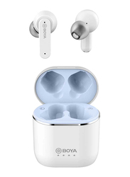 Boya BY-AP4 True Wireless/Bluetooth In-Ear Stereo Earbuds, White