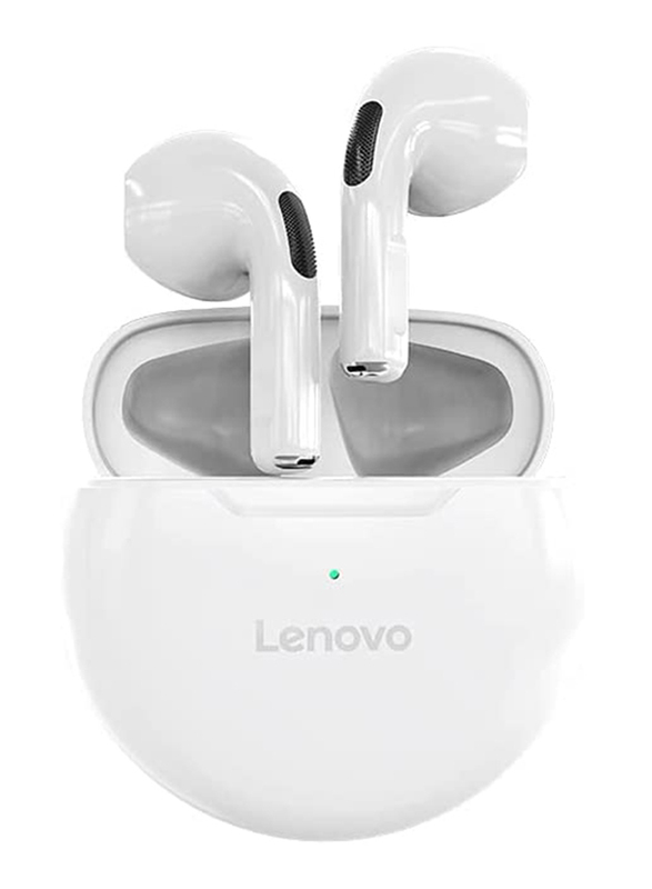 

Lenovo Airpods HT38 Wireless In-Ear Earbuds with Mic, White
