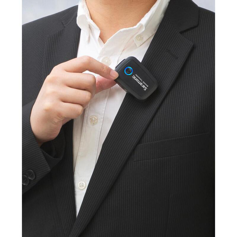 Saramonic Blink 500 B5 Wireless Clip-On Mic System, with Lavalier and Dual USB-C Receiver for Android Devices, Black