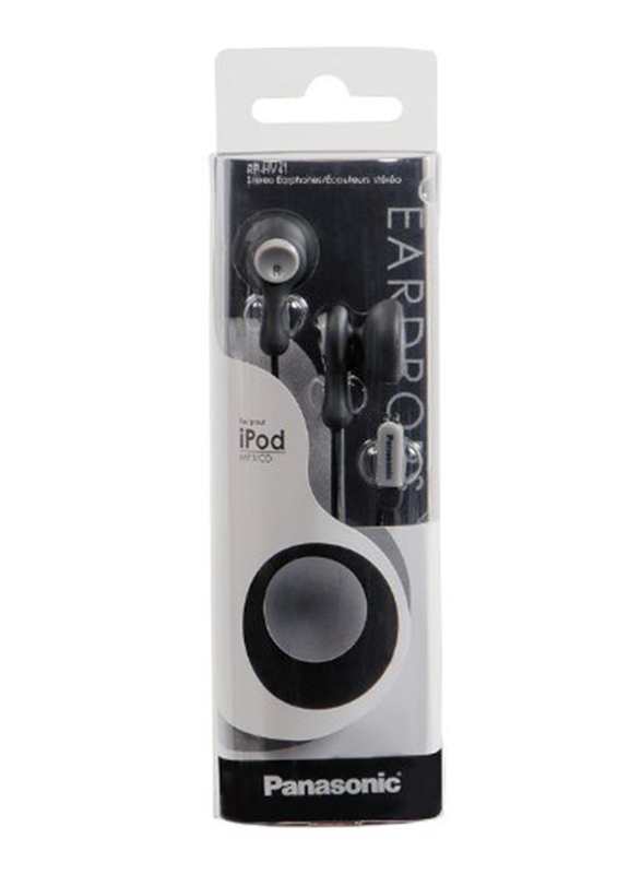 

Panasonic RP-HV41-K Stereo Wireless/Bluetooth In-Ear Headphone, Black/Grey