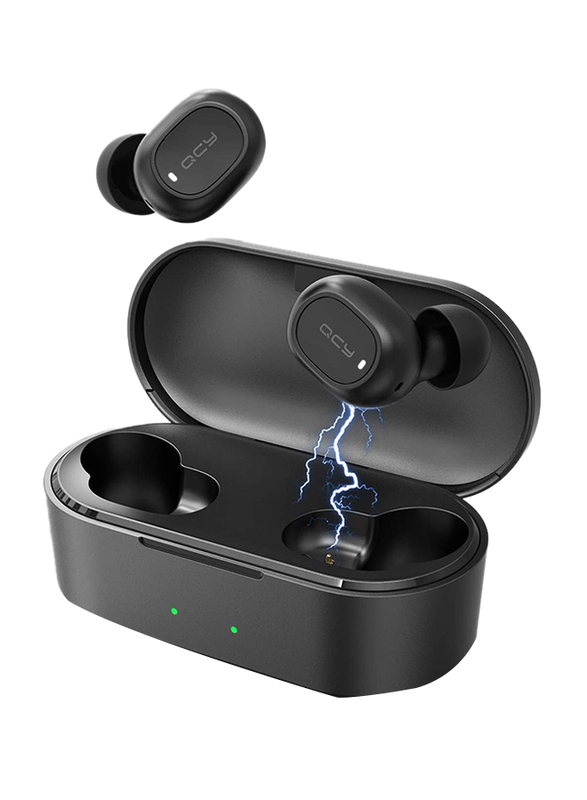 

QCy T2C Wireless/Bluetooth In-Ear Headphone, Black