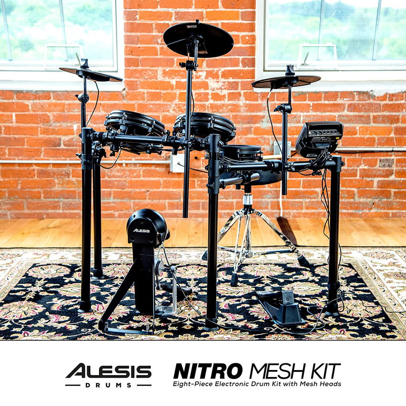 Alesis Nitro Mesh Electronic Drum Kit, Black