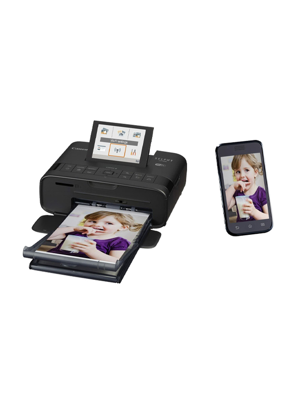 Canon Selphy CP-1300 Compact Photo Printer with 5 Sheets, Black