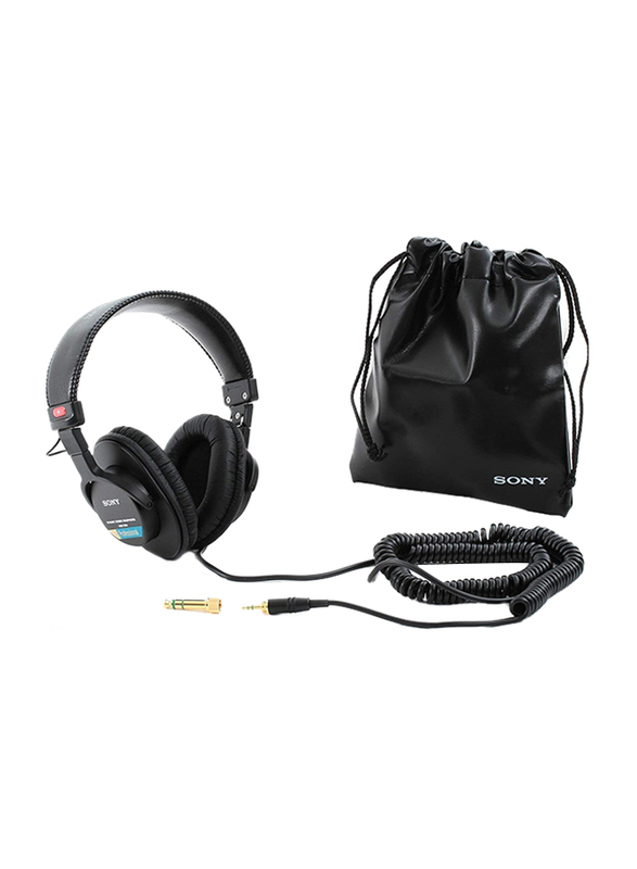 Sony MDR-7506 Professional Large Diaphragm Over-Ear Noise Cancelling Stereo Headphones, Black