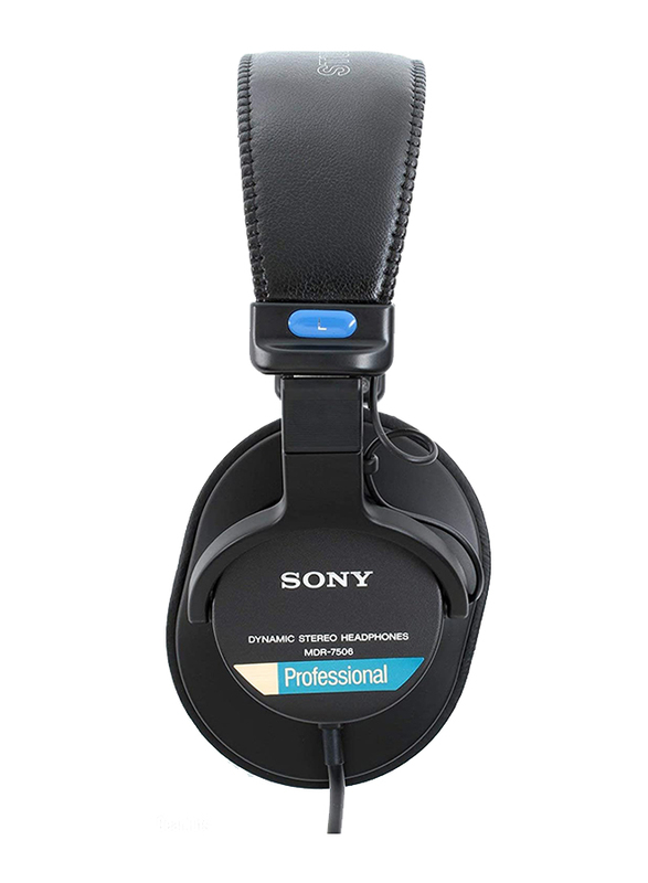 Sony MDR-7506 Professional Large Diaphragm Over-Ear Noise Cancelling Stereo Headphones, Black