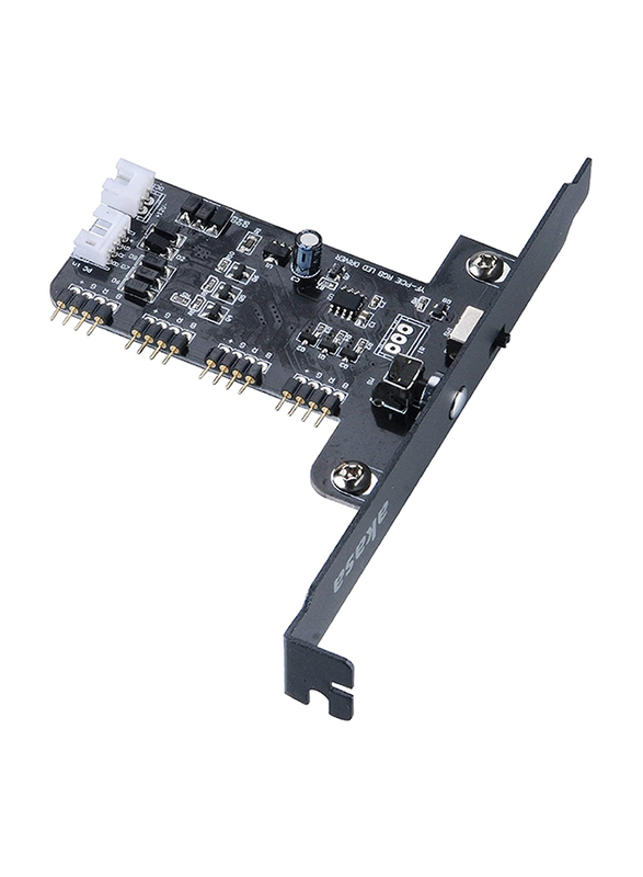 Akasa Vegas RGB PCI Slot Control Card, Black
