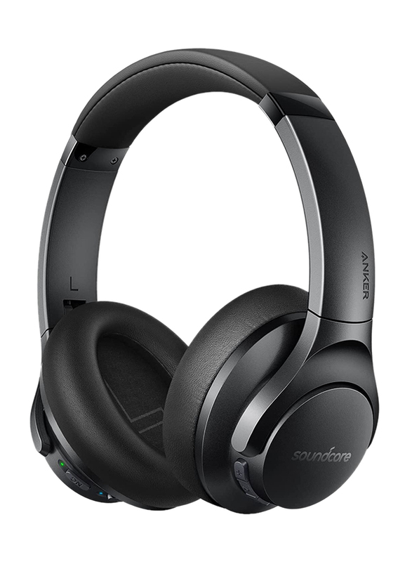 

Anker Soundcore Life Q20 + Wireless Over-Ear Noise Cancelling Headphones, Black