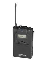 Boya BY-WM6R Body Pack Receiver Wireless Microphone System for ENG/EFP DSLR Cameras & Camcorders, Black