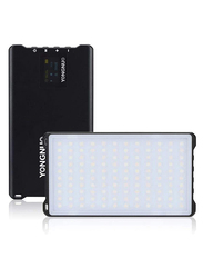 Yongnuo YN125 Mini LED Fill Light Photography Lamp 120pcs LEDs Dimmable 3200-5600K Built-in Rechargeable Battery for Live Video Group Photos Selfie Taking, Black