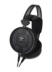 Audio Technica AUD ATHR70X Professional Open-Back Reference 3.5mm Jack Over-Ear Headphones, Black