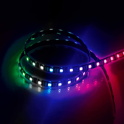 Akasa Vegas MBW 9Pc Magnetic RGB LED Strip Light, 5pin Header, 50cm, Multicolor