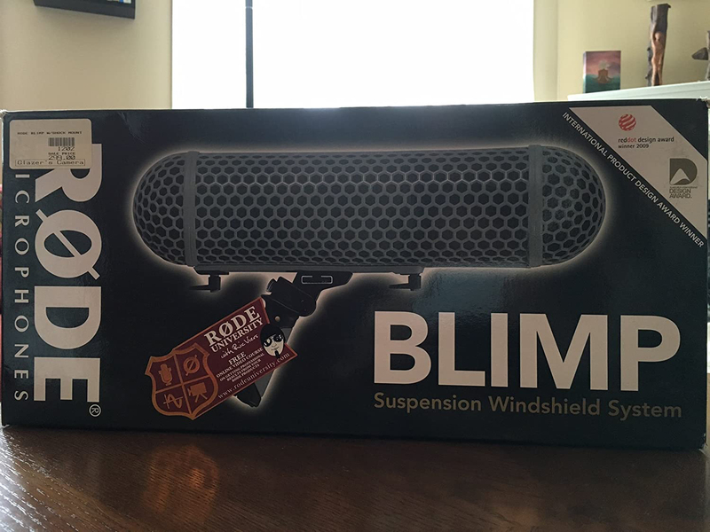 Rode Blimp Windshield and Shock Mount Suspension System for Shotgun Microphones, Grey